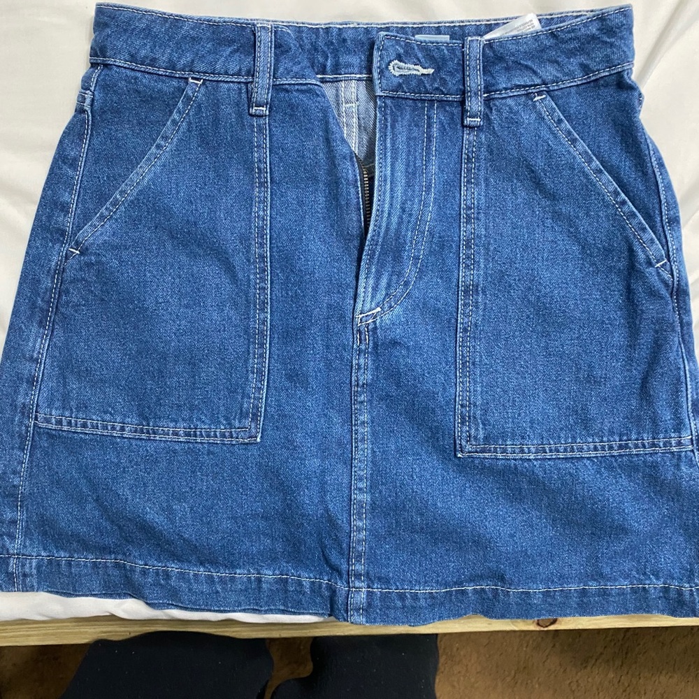 Denim Mini Skirt